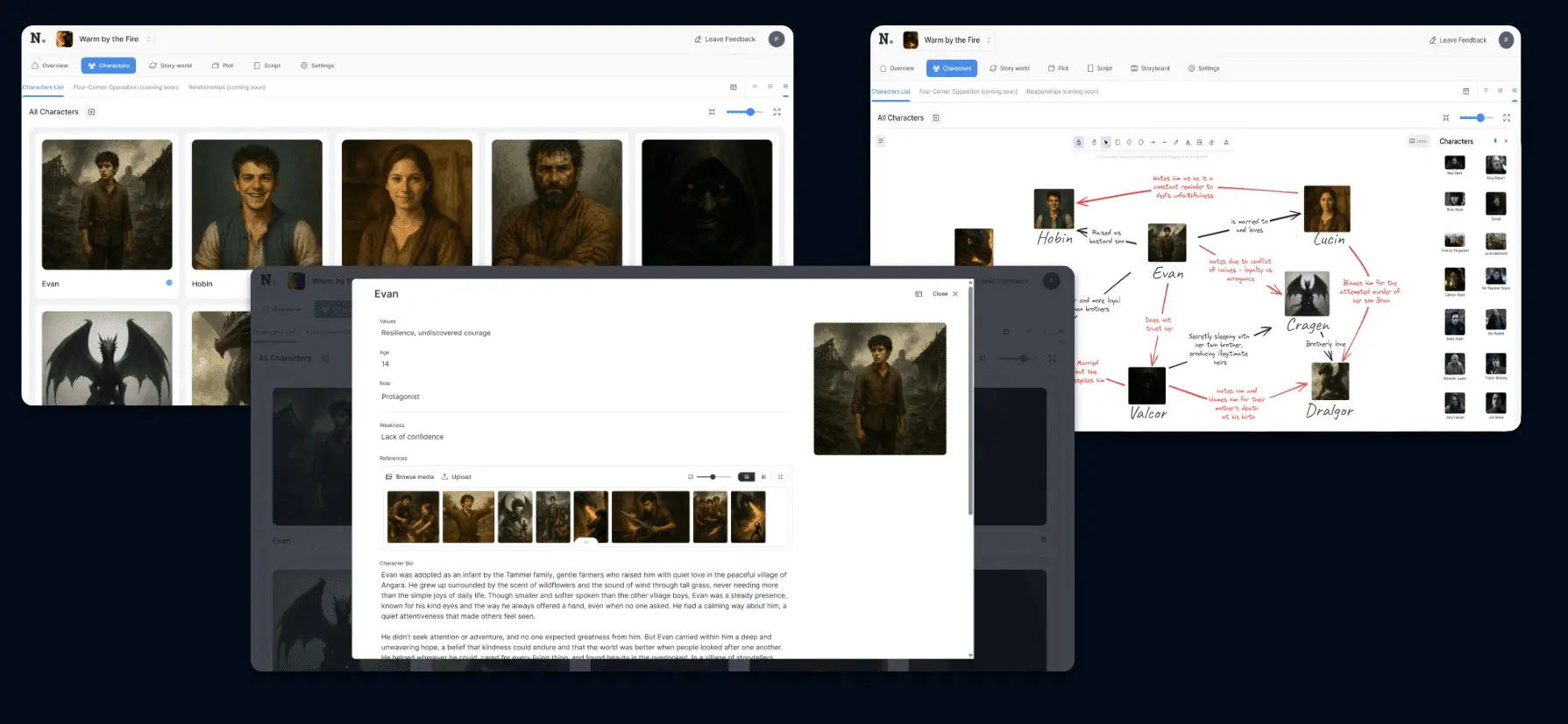 Character design tools preview